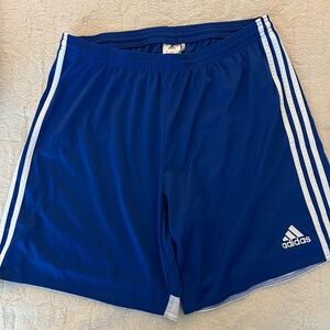 2 pair Adidas soccer shorts.  Mens XL